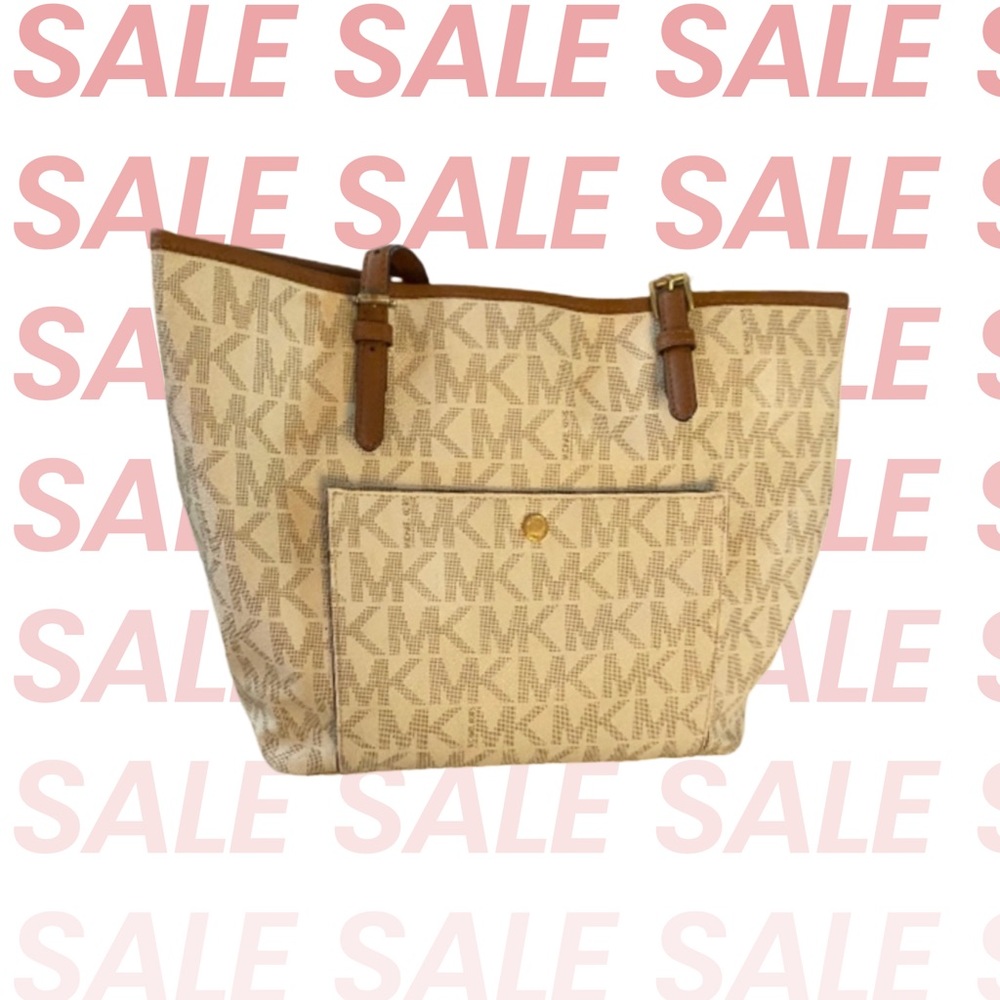 Micheal Kors Brown and Cream Bag in Great Condition